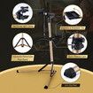 Bicycle Bike Repair Stand MTB Maintenance Mechanic Cycle Workstand Station Tool Tray Height Adjustable Clamp Shop Home Mountain Road Holder Rack Alloy