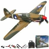 RC Plane,4 Channel Remote Control Airplane Fighter P40 with Aileron,6-Axis Gyro,Aerobatics for Boys,Kids