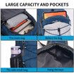 15L Foldable Hiking Backpack Lightweight Packable Travel Daypack with Chest Strap Small Folding Pack for Walking, Blue