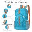 Foldable Hiking Backpack,Packable Ultra Lightweight Hiking Backpack,For Men Women Travel Camping Outdoor Backpack Color Light blue