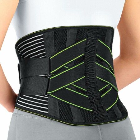 Back Brace for Lower Back with Lumbar Pad,Back Support Belt with 7 Stays,Sedentariness, Breathable Lumbar Support Size : X-Large