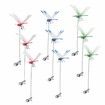9 Pack Dragonfly Clip,3D Dragonfly Garden Stakes Decor,Dragonfly Humming Bird Stakes,Deer and Horse Fly Deterrent