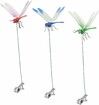 3 Pack Dragonfly Dragonfly Clip,3D Dragonfly Garden Stakes Decor,Dragonfly Humming Bird Stakes,Deer and Horse Fly Deterrent