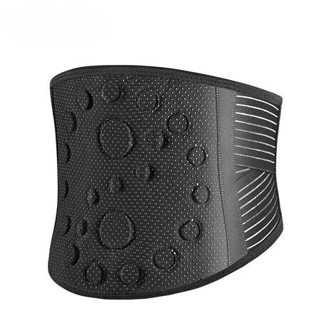 Self-Heating Lower Lumbar Support Belts Back Relax For Sciatica Scoliosis Herniated Disc Decompression Brace Color Black Size 2XL