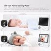 2.8 Inch 1080P Wireless Baby Monitor with Camera,Two-Way Talk Audio Video,IPS Screen,Baby Cry Sound Temp Detection For Babysitter