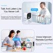 2.8 Inch 1080P Wireless Baby Monitor with Camera,Two-Way Talk Audio Video,IPS Screen,Baby Cry Sound Temp Detection For Babysitter