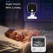 2.8 Inch 1080P Wireless Baby Monitor with Camera,Two-Way Talk Audio Video,IPS Screen,Baby Cry Sound Temp Detection For Babysitter
