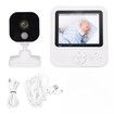 2.8 Inch 1080P Wireless Baby Monitor with Camera,Two-Way Talk Audio Video,IPS Screen,Baby Cry Sound Temp Detection For Babysitter