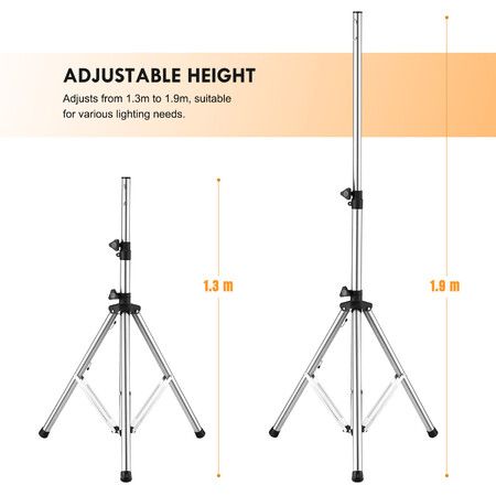 Heavy Duty Adjustable Tripod Stand for Maxkon Outdoor Infrared Heaters