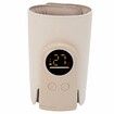 Portable Fast Heating Travel Bottle Milk Warmer,Wireless Fast Charging,6 Levels Adjustable with Night Light Universal Baby Bottle Heat Keeper