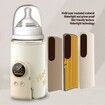 Portable Fast Heating Travel Bottle Milk Warmer,Wireless Fast Charging,6 Levels Adjustable with Night Light Universal Baby Bottle Heat Keeper