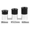 3Pcs/Set Universal 0.965inch/24.5mm Telescope Eyepiece Set H20mm H12.5mm SR4mm for Astronomy Photography Accessory Kits
