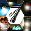 LED Torch with Fluorescent Strong Lighting Flashlight with Power Display,6 Lighting Modes Waterproof Torches for Hiking,Camping