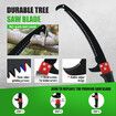 Manual Pole Saw Tree Pruner Extendable Pruning High Branch Trimmer Cutter 8M Trimming Long Handsaw Sharp Steel Blades Shearing Fibreglass Rods Tools