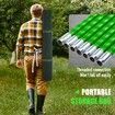 Manual Pole Saw Tree Pruner Extendable Pruning High Branch Trimmer Cutter 8M Trimming Long Handsaw Sharp Steel Blades Shearing Fibreglass Rods Tools