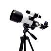 70mm Aperture 100mm Focal Length 15-150x Magnification Telescope with Multi-Layer Broadband Coating Extendable Tripod Christmas Birthday Kids Gift