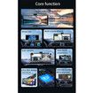 10.26 inch Wireless Carplay Screen for Car with 4K Dash Cam and 1080P Backup Camera, Portable Car Audio Receivers with Carplay and Android Auto