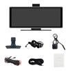 10.26 inch Wireless Carplay Screen for Car with 4K Dash Cam and 1080P Backup Camera, Portable Car Audio Receivers with Carplay and Android Auto