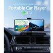 10.26 inch Wireless Carplay Screen for Car with 4K Dash Cam and 1080P Backup Camera, Portable Car Audio Receivers with Carplay and Android Auto