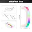 Pink 6 Colors LED LightUp Tumbler Handle for 40oz 30oz Cups Rechargeable Waterproof Not Included Cup