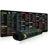 Linus Programming Coding Computer Short Cut Shortcuts Keys Gaming Keyboard Mouse Pad Mousepad  Gift 300*800*3MM