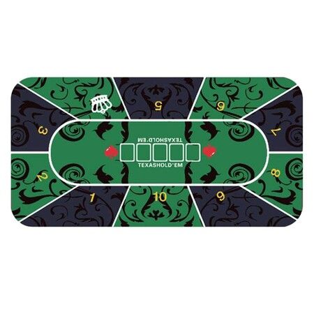 Texas Poker Table Layout Mat Portable Non-Slip Craps Mouse Pad  Collector's FUN family Gift