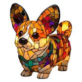 Cute Animal Lamp, Dog Series Art Night Light, Resin Pet Dogs Themed LED Table Lamp with Warm Ambient Glow, Fun Gift for Dog Lovers, USB Plug Use