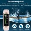 Fitness Tracker with 24/7 Sleep Monitor,Activity Tracker with 1.1In AMOLED Touch Color Screen,Multiple Sport Modes Step Counter,IP68 Waterproof