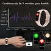 Fitness Tracker with 24/7 Sleep Monitor,Activity Tracker with 1.1In AMOLED Touch Color Screen,Multiple Sport Modes Step Counter,IP68 Waterproof