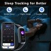Fitness Tracker with 24/7 Sleep Monitor,Activity Tracker with 1.1In AMOLED Touch Color Screen,Multiple Sport Modes Step Counter,IP68 Waterproof