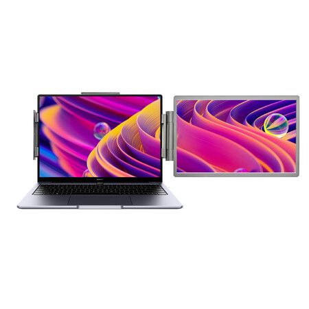 14 Inch 1920 x 1200 External Screen Display Portable Monitor USB-C IPS Foldable External Monitor For 13.3-16 Inch Laptop PS5 XBOX Switch