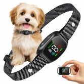 Dog Bark Collar,Tiny Bark Collar,Automatic Smart Bark Collar with 4 Modes & 8 Sensitivity Levels,IP67 Waterproof No Shock Anti Barking Collar
