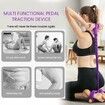 Multifunction Tension Rope Stirrup Puller,8-Tube Elastic Yoga Pedal Puller Resistance Band,Fitness Workout Equipment For Homegym Color Blue