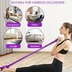 Multifunction Tension Rope Stirrup Puller,8-Tube Elastic Yoga Pedal Puller Resistance Band,Fitness Workout Equipment For Homegym Color Blue