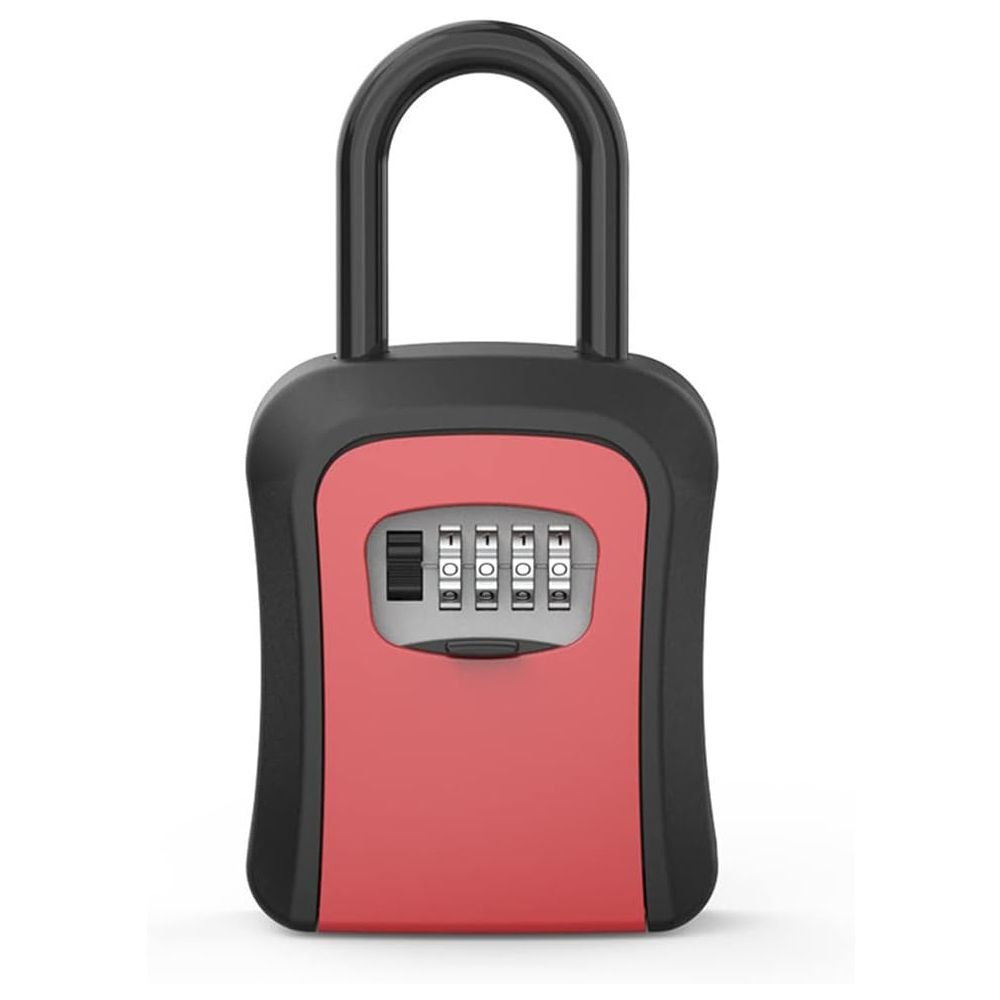 Password Key Box Metal Storage Lock Outdoor Weatherproof Wall Mount 4 ...