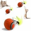 Speedy 3.0 Tail Upgrade Speedy 3.0 Tail Cat Toy, Turbo Smart Interactive Cat Ball for Indoor, Automatic Moving Smart Toys withTail Two Speed Adjustment