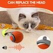 Speedy 3.0 Tail Upgrade Speedy 3.0 Tail Cat Toy, Turbo Smart Interactive Cat Ball for Indoor, Automatic Moving Smart Toys withTail Two Speed Adjustment