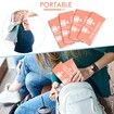 Disposable Urine Bag,12PCS Pee Bags for Travel for Women/Men,800ML Emergency Portable Urinal Bag and Vomit Bags,Unisex Urinal Bag,Pink