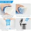 Disposable Urine Bag,12PCS Pee Bags for Travel for Women/Men,800ML Emergency Portable Urinal Bag and Vomit Bags,Unisex Urinal Bag