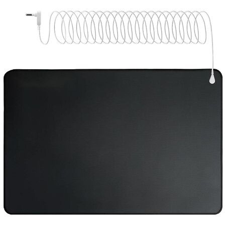 Grounding Mat for Feet Earth Connected Wellness for Muscle Tension Relaxation Pads  Desk Home Office 60x40cm