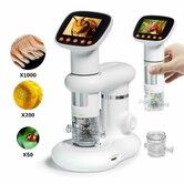 Optical HD Digital Microscope 1080P 1000X  Microscope   Photo Video Portable Pocket Microscope 2 Inch IPS Screen Educational  Christmas Birthday Kids Gift