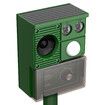 Ultrasonic Bird Animal Repellent Scarer Solar Powered Mouse Repeller Cat Dog Rat Deterrent Motion Sensor Pest Control Possum Fox Deer LED Flashlight