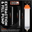 500CC Automotive Fluid Extractor,Oil Extractor/Oil Syringe,Fluid Syringe Pump Manual Vacuum Fuel Suction Pump For Car Transfer