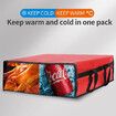 Food Pizza Delivery Insulated Bag Camping Warmer Cold Thermal Bag Drink Box Thermal Lunch Bag 50*50*35.5cm For Catering and Parties Color Red