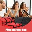 Food Pizza Delivery Insulated Bag Camping Warmer Cold Thermal Bag Drink Box Thermal Lunch Bag 50*50*35.5cm For Catering and Parties Color Red