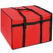 Food Pizza Delivery Insulated Bag Camping Warmer Cold Thermal Bag Drink Box Thermal Lunch Bag 50*50*35.5cm For Catering and Parties Color Red