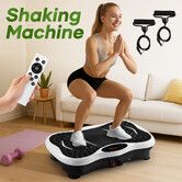 Vibration Platform Machine Plate Fitness Gym Home Exercise Vibrating Shaking Full Body Shaker Workout Stand Shake Board Weight Loss Lymphatic Drainage