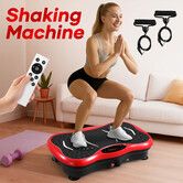 Vibration Plate Fitness Platform Exercise Machine Vibrating Lymphatic Drainage Shaking Board Full Body Workout Shaker Sport Gym Weight Loss Trainer
