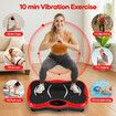Vibration Plate Fitness Platform Exercise Machine Vibrating Lymphatic Drainage Shaking Board Full Body Workout Shaker Sport Gym Weight Loss Trainer