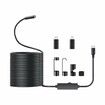 Endoscope Camera 1920P HD Borescope Tools 8 Adjustable LED Lights Endoscope 5m Semi-Rigid Snake Camera Waterproof iOS Android Tool Diagnostic